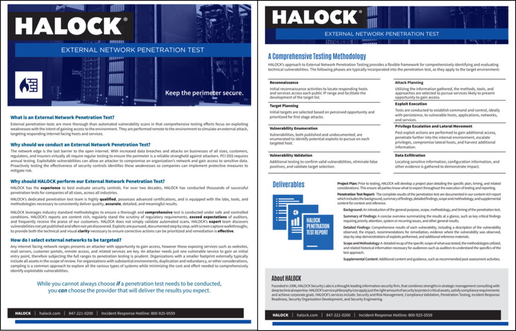 Network Penetration Testing Brochure Network Penetration Testing Brochure