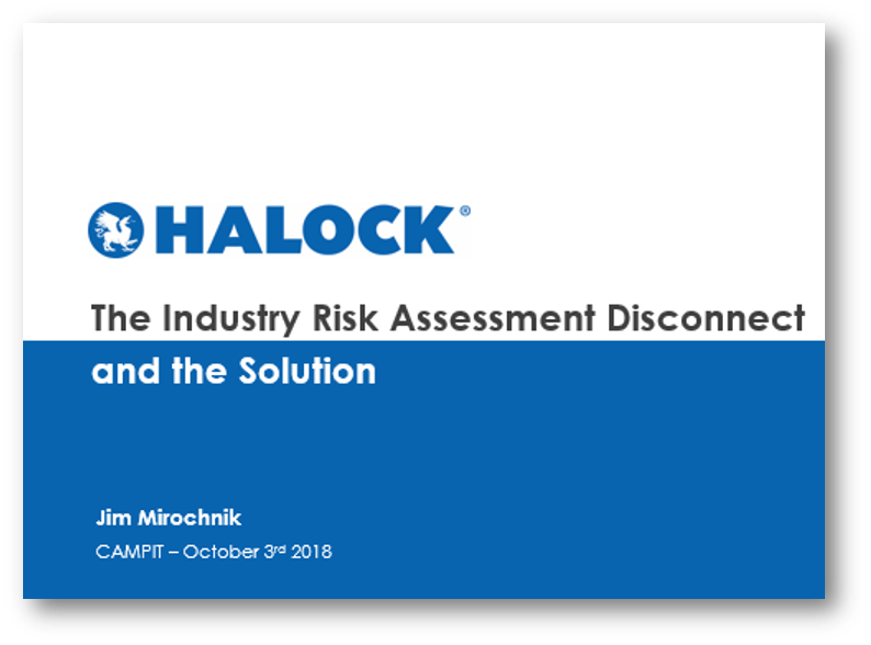 Risk-Assessment-Disconnect-Solution-HALOCK industry risk assessment