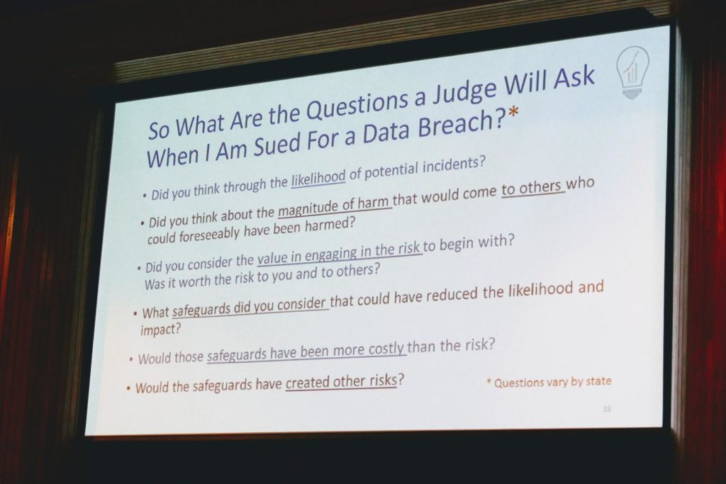 Data Breach Judge Questions Reasonable Security DoCRA Risk Analysis Breach Questions