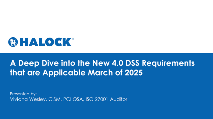 PCI-Webinar-Series-Requirements-March-25-HALOCK PCI Webinar