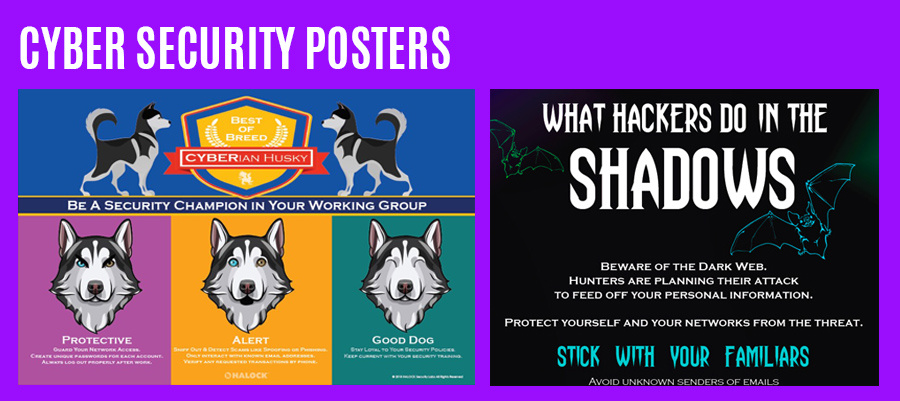 Cybersecurity Awareness Dog Shadows DoCRA