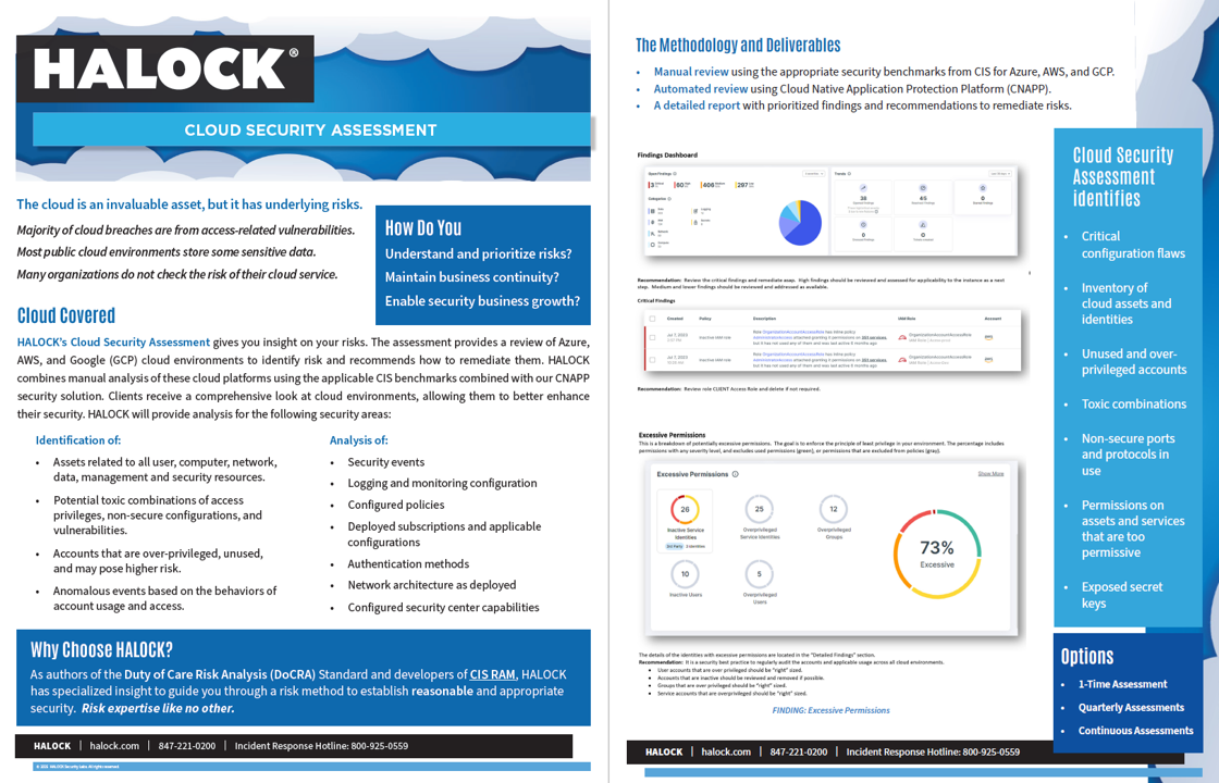 cloud security assessment halock Cloud Security